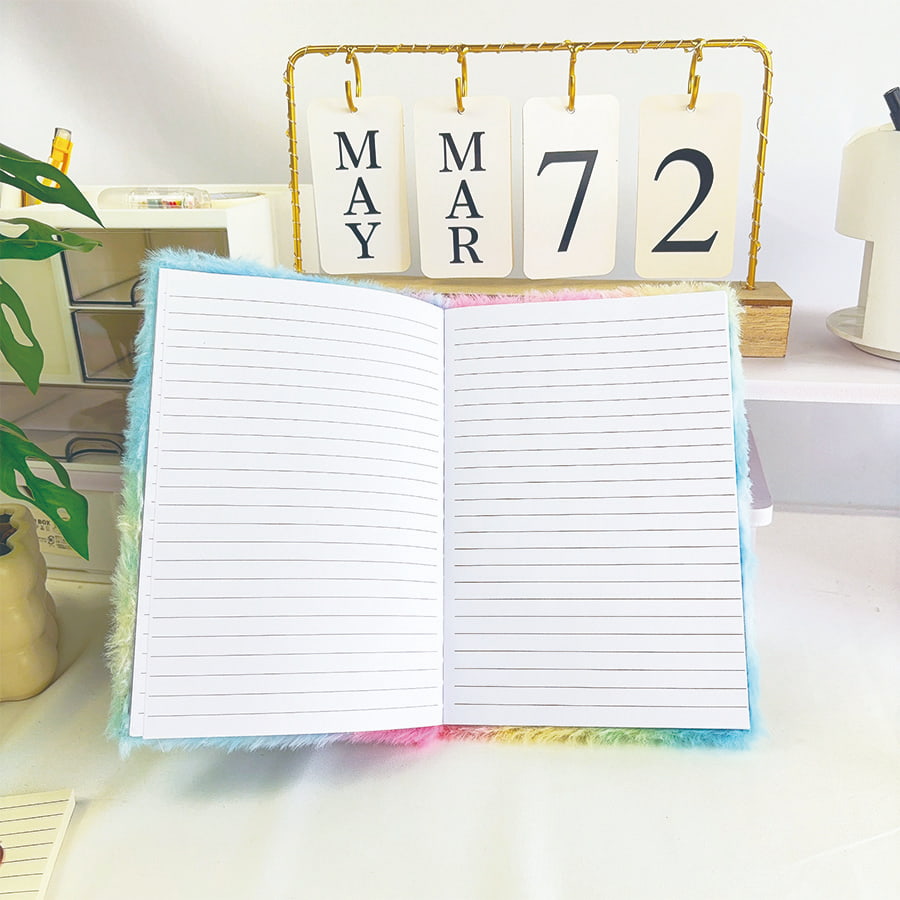 Плюшевый блокнот «Милый маленький дневник монстра» формата А5